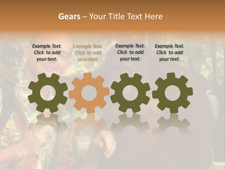 Woman Old Teenager PowerPoint Template