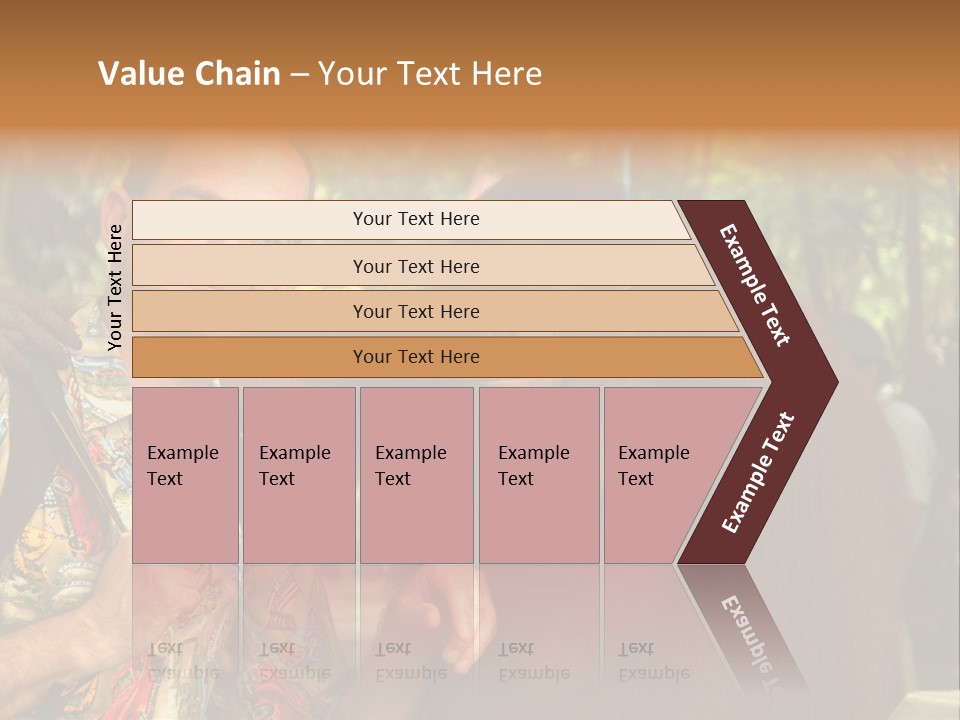 Woman Old Teenager PowerPoint Template