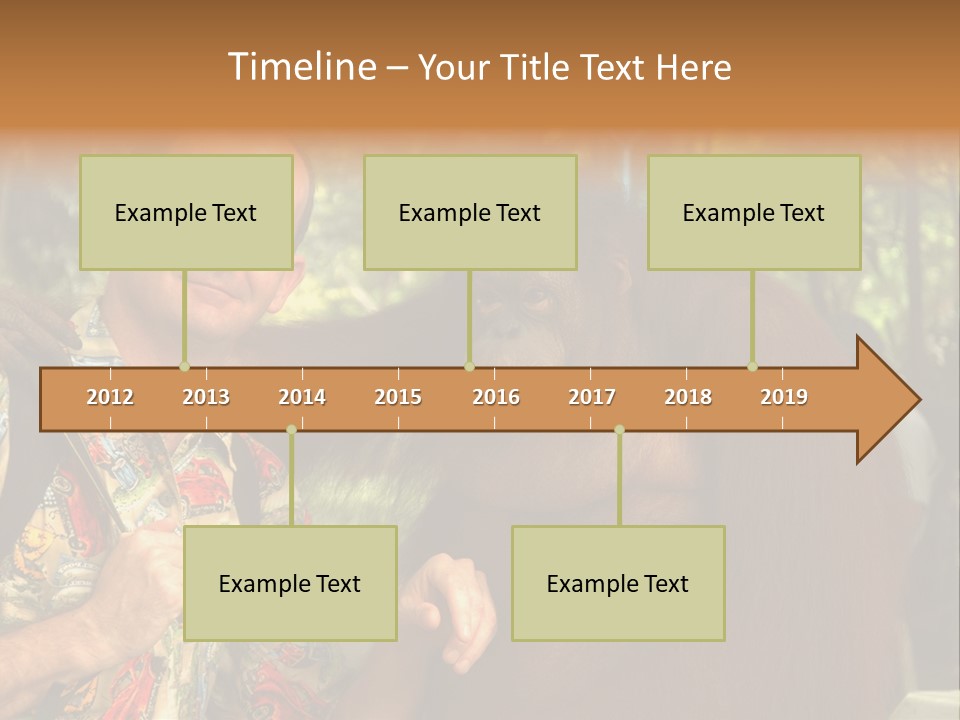 Woman Old Teenager PowerPoint Template