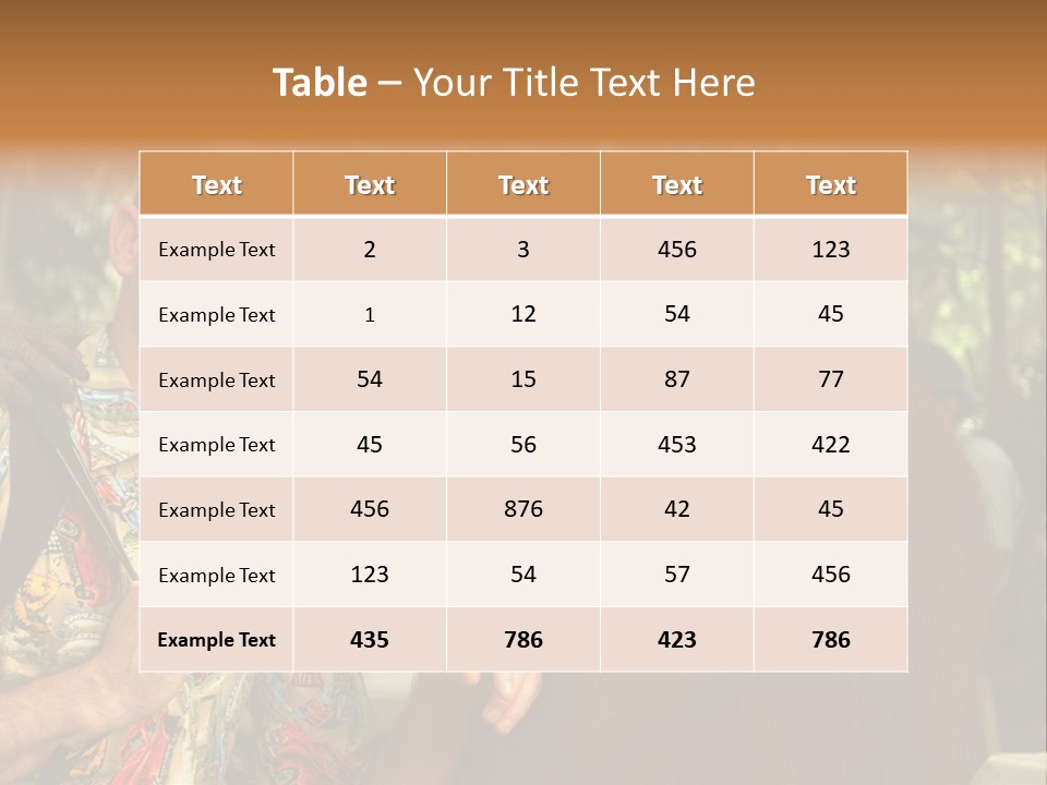 Woman Old Teenager PowerPoint Template