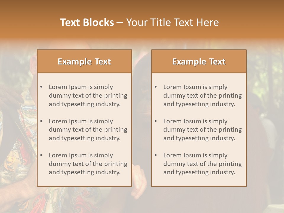 Woman Old Teenager PowerPoint Template