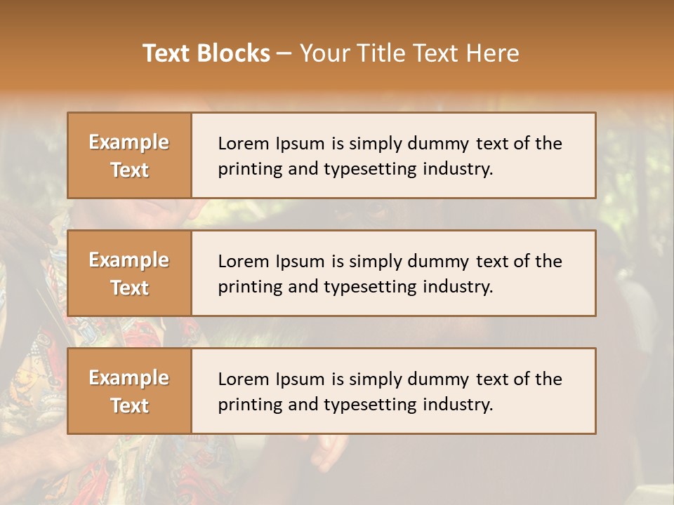 Woman Old Teenager PowerPoint Template