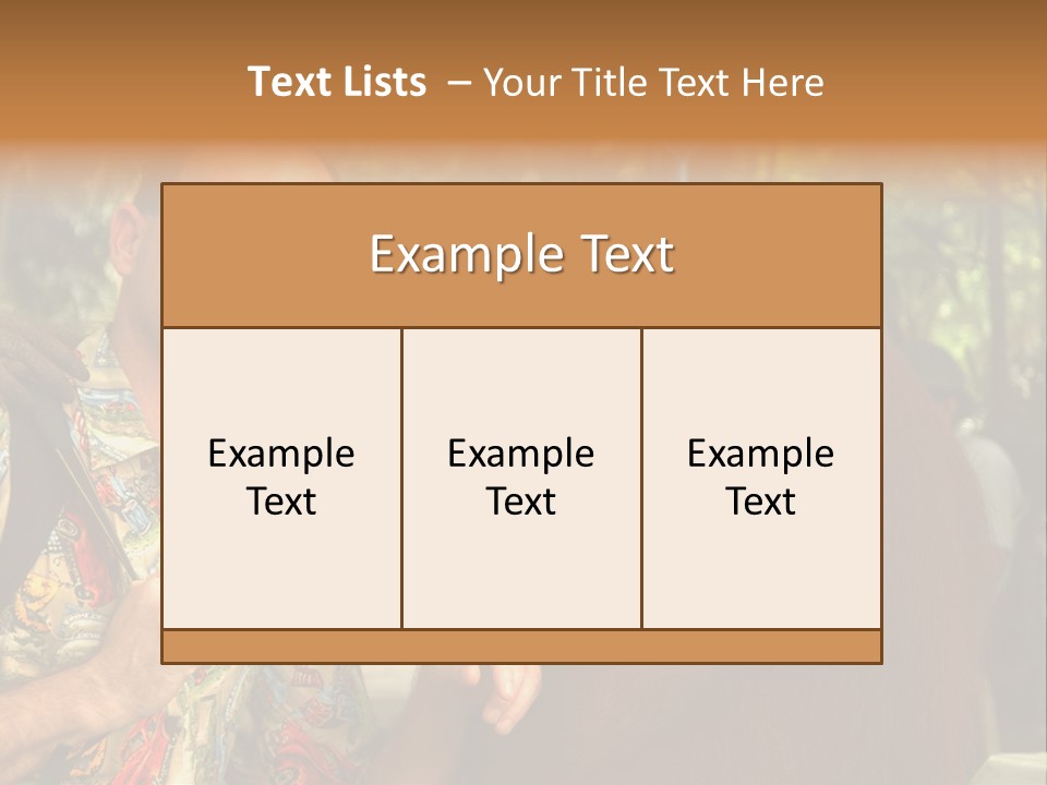 Woman Old Teenager PowerPoint Template