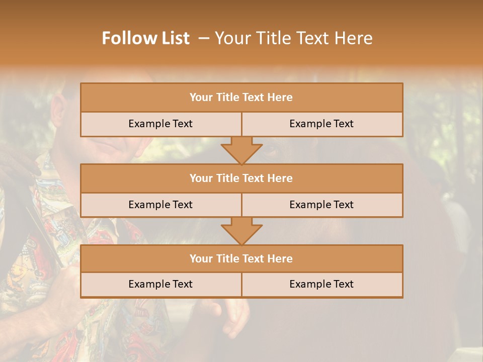 Woman Old Teenager PowerPoint Template