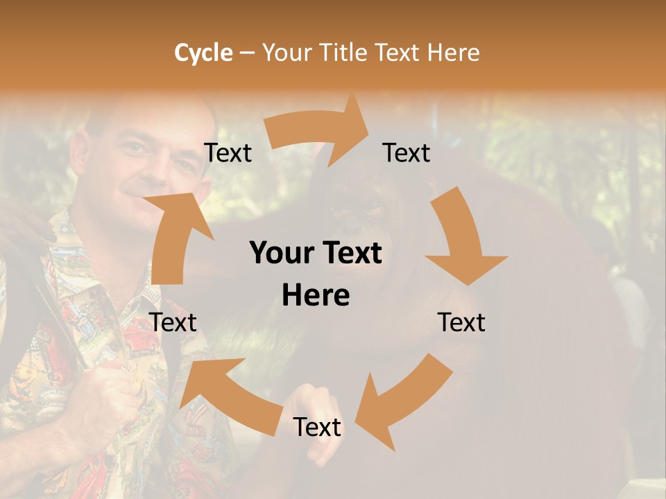 Woman Old Teenager PowerPoint Template