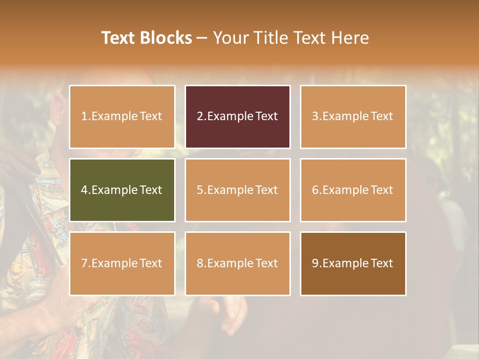 Woman Old Teenager PowerPoint Template