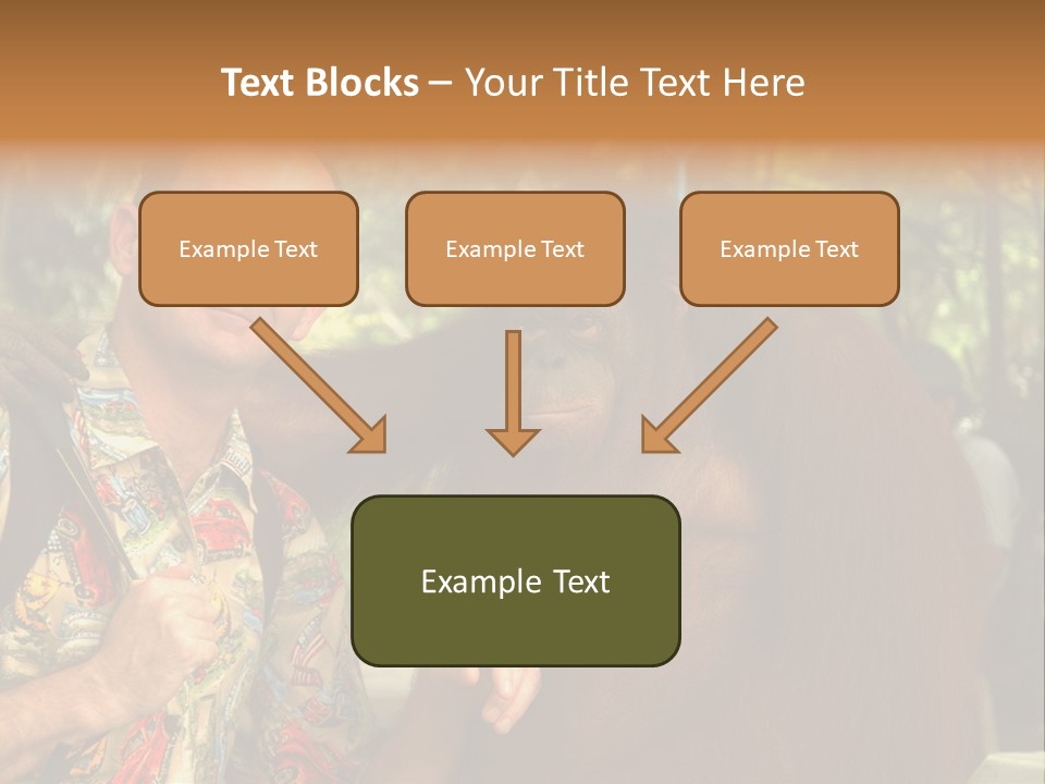 Woman Old Teenager PowerPoint Template