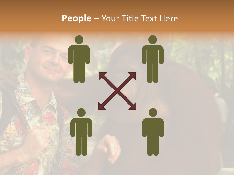 Woman Old Teenager PowerPoint Template