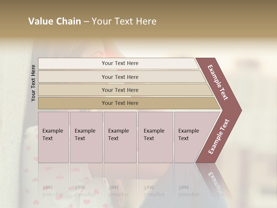 A Woman Sitting On A Ledge With Her Hands On Her Head PowerPoint Template