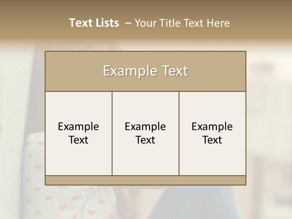 A Woman Sitting On A Ledge With Her Hands On Her Head PowerPoint Template