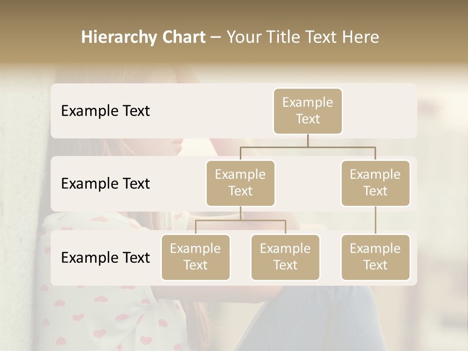 A Woman Sitting On A Ledge With Her Hands On Her Head PowerPoint Template
