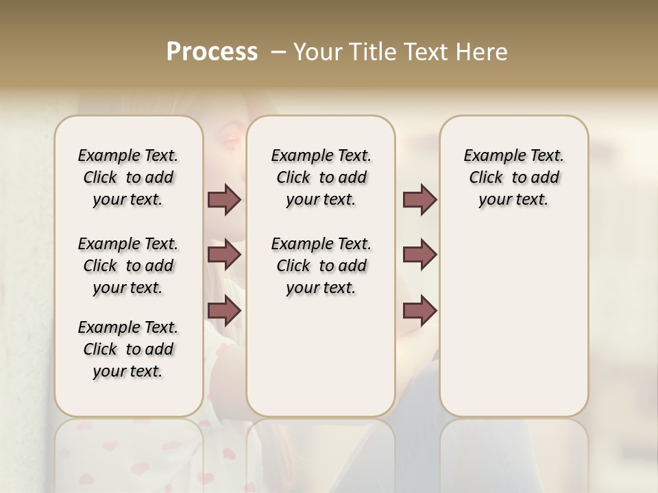 A Woman Sitting On A Ledge With Her Hands On Her Head PowerPoint Template