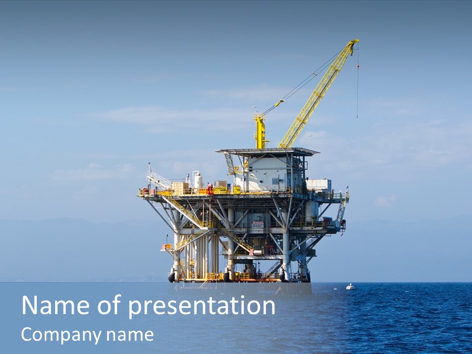 Drilling Environment Nobody PowerPoint Template