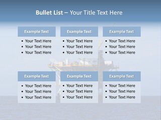 Drilling Environment Nobody PowerPoint Template