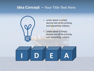 Drilling Environment Nobody PowerPoint Template