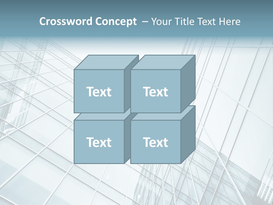 Solitude Wall Transparent PowerPoint Template