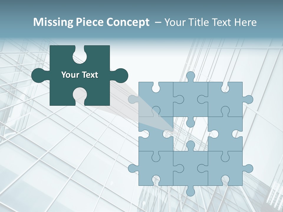 Solitude Wall Transparent PowerPoint Template