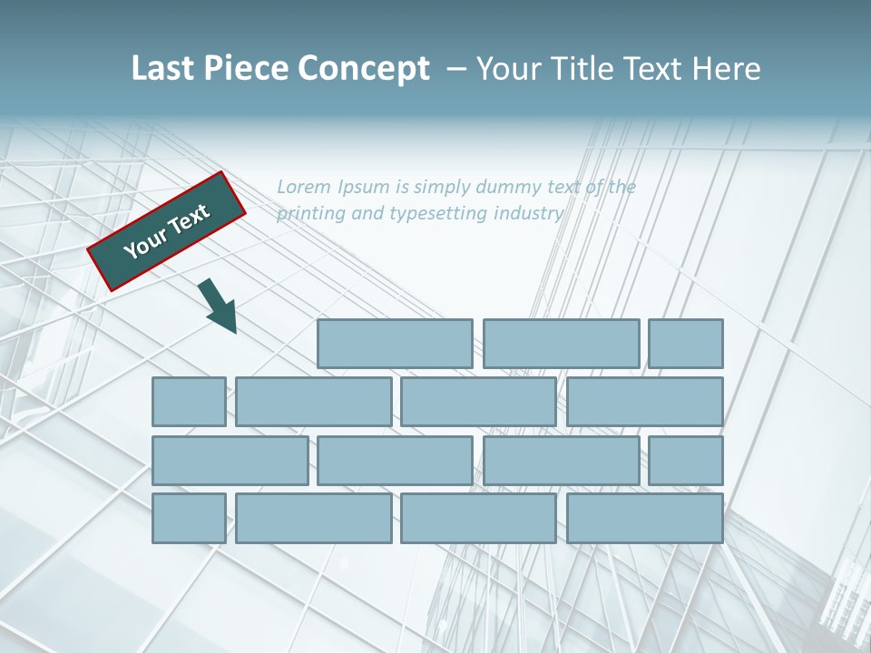 Solitude Wall Transparent PowerPoint Template