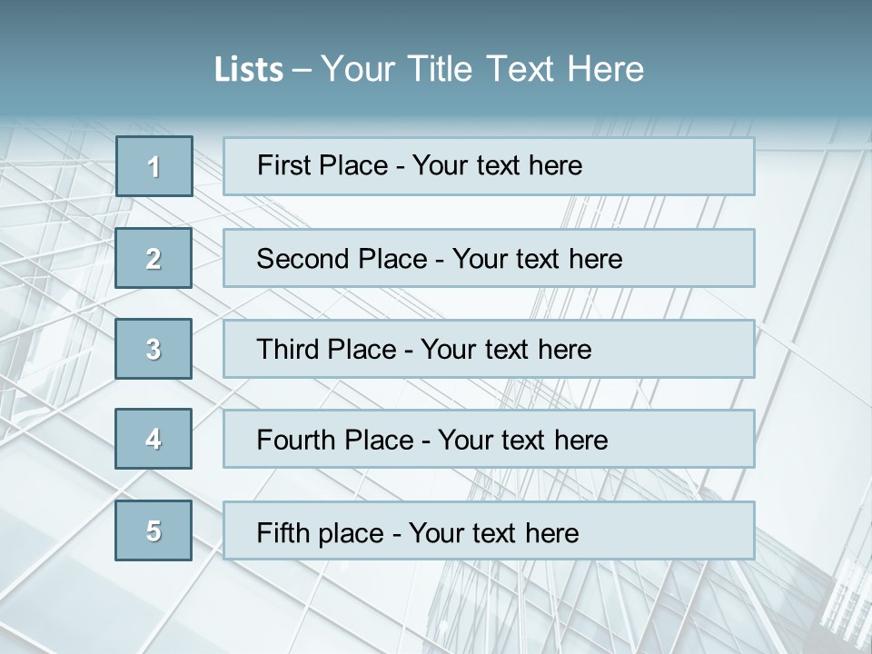 Solitude Wall Transparent PowerPoint Template