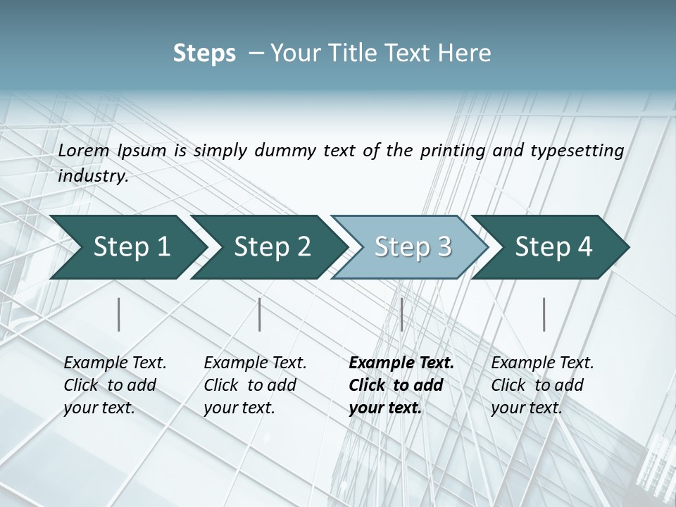 Solitude Wall Transparent PowerPoint Template
