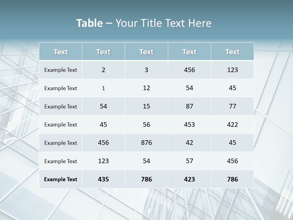 Solitude Wall Transparent PowerPoint Template