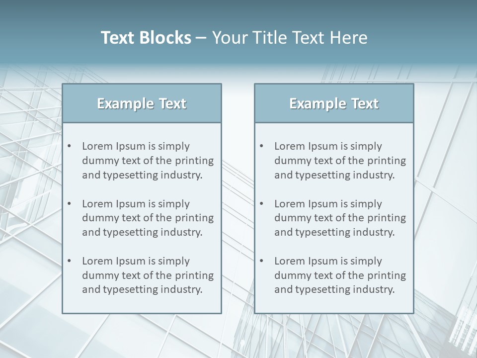 Solitude Wall Transparent PowerPoint Template