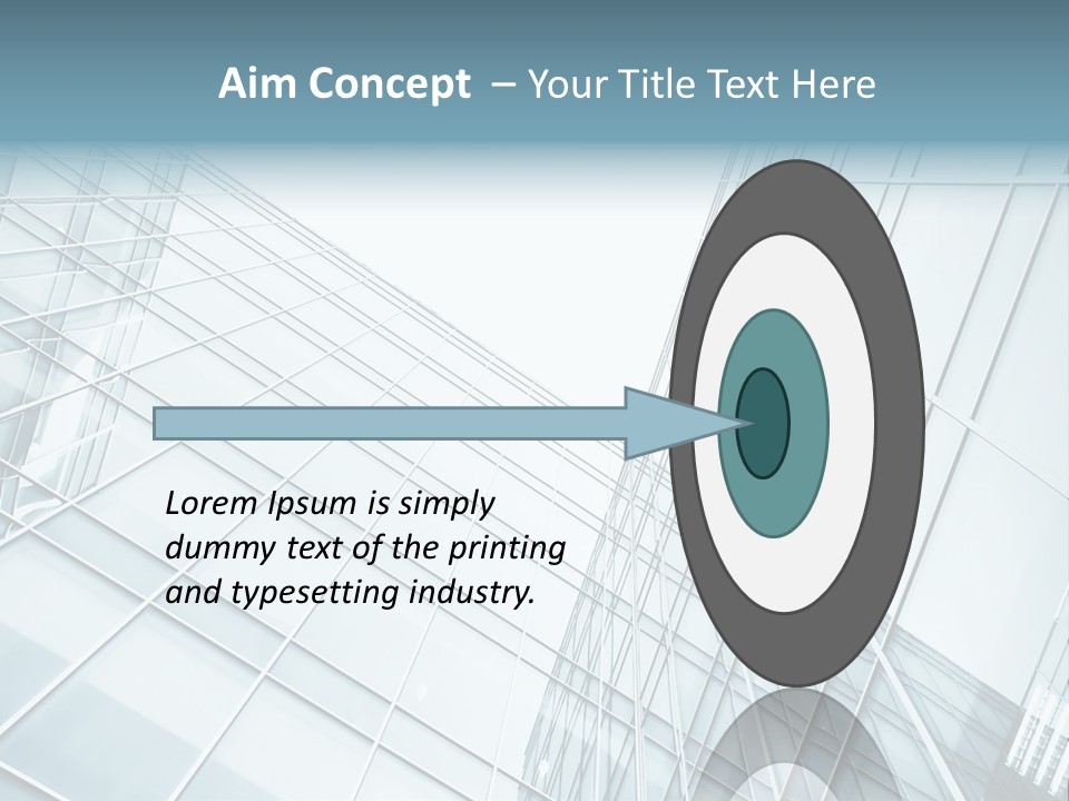 Solitude Wall Transparent PowerPoint Template