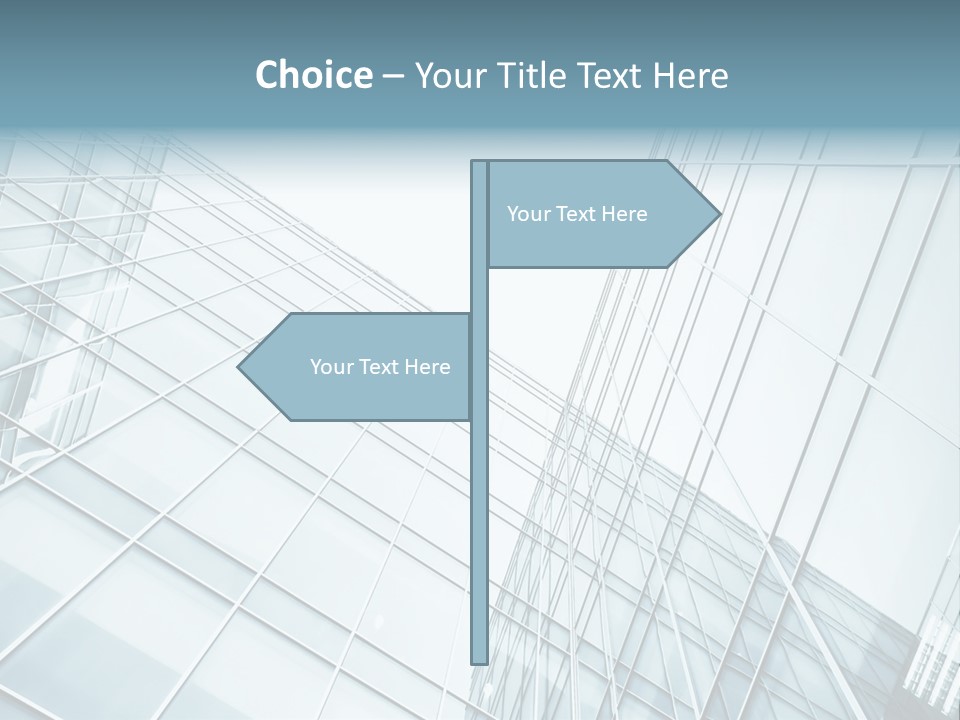Solitude Wall Transparent PowerPoint Template