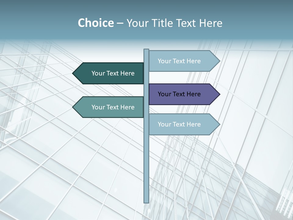 Solitude Wall Transparent PowerPoint Template