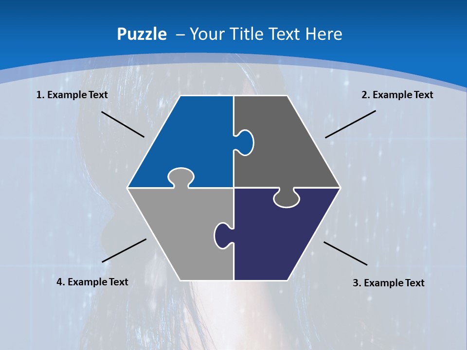 Water Hair Body PowerPoint Template