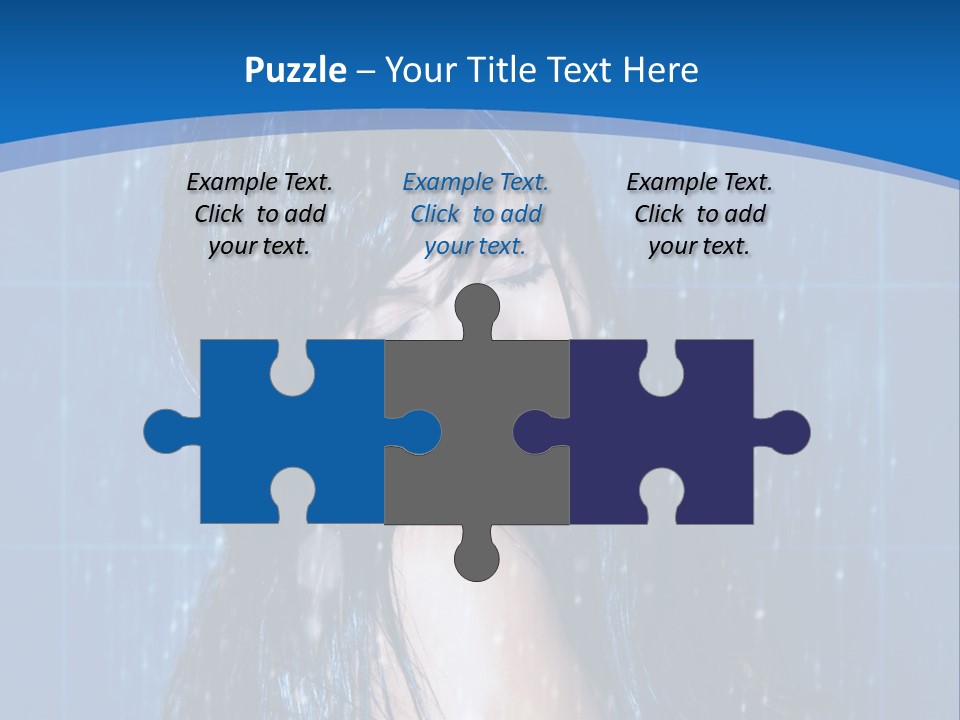 Water Hair Body PowerPoint Template