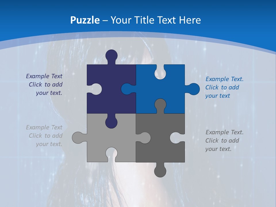 Water Hair Body PowerPoint Template