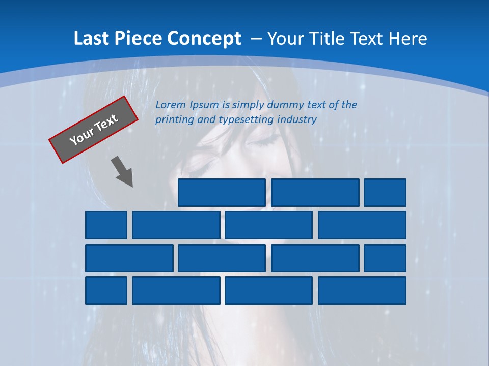 Water Hair Body PowerPoint Template