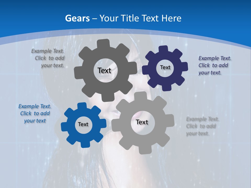 Water Hair Body PowerPoint Template