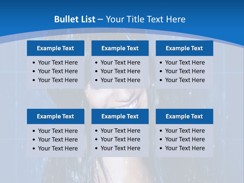 Water Hair Body PowerPoint Template