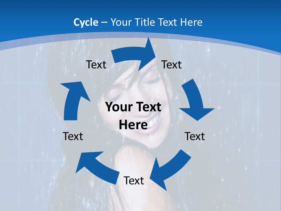 Water Hair Body PowerPoint Template