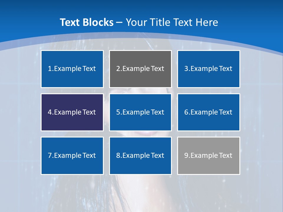 Water Hair Body PowerPoint Template