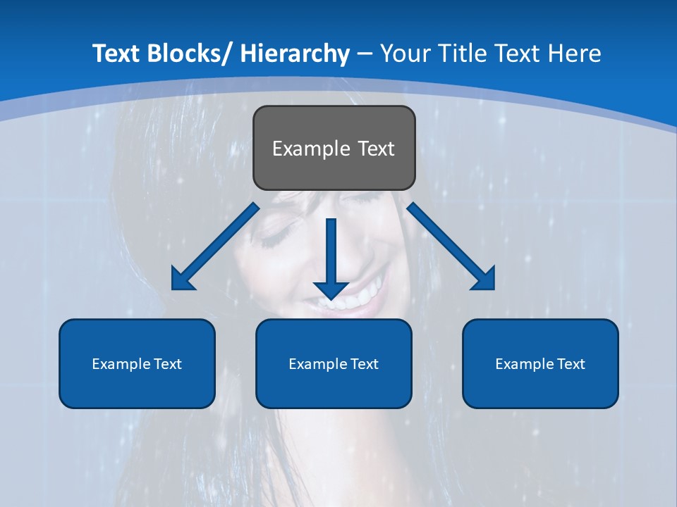 Water Hair Body PowerPoint Template