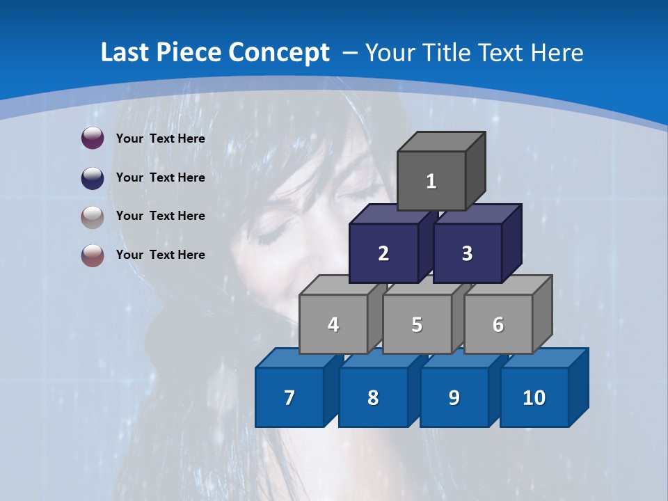 Water Hair Body PowerPoint Template