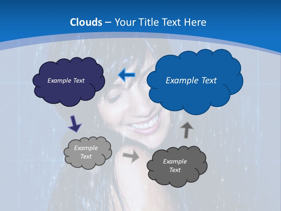 Water Hair Body PowerPoint Template