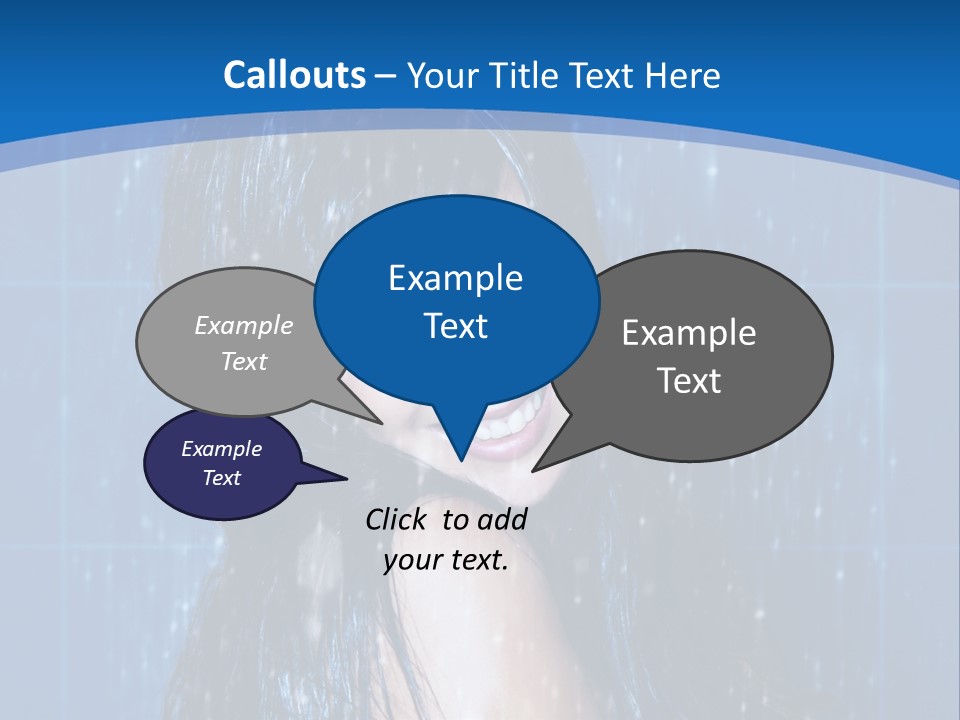 Water Hair Body PowerPoint Template