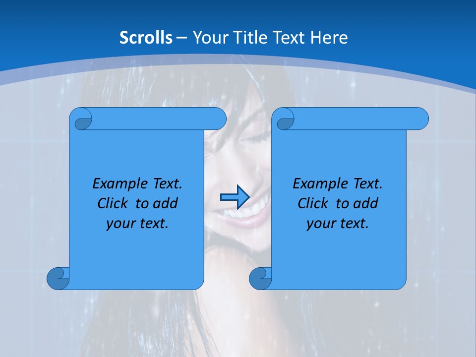 Water Hair Body PowerPoint Template
