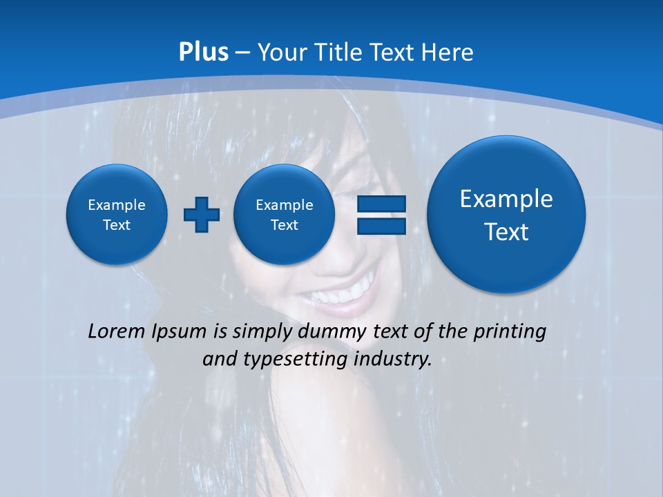 Water Hair Body PowerPoint Template