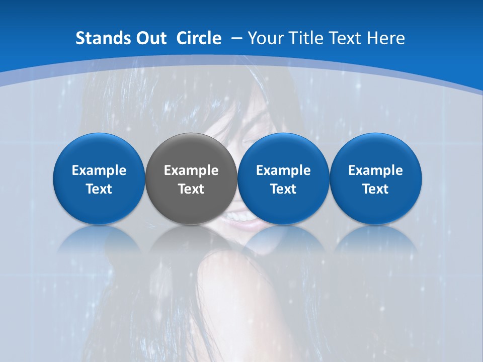 Water Hair Body PowerPoint Template