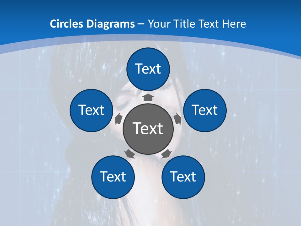 Water Hair Body PowerPoint Template