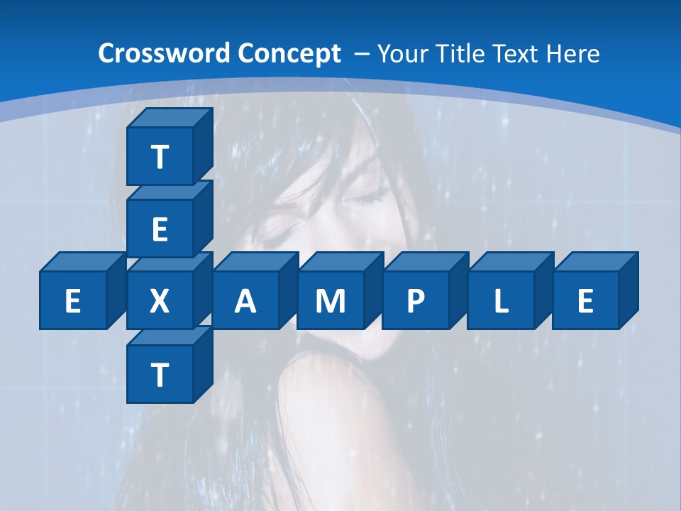 Water Hair Body PowerPoint Template