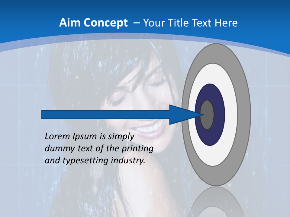 Water Hair Body PowerPoint Template