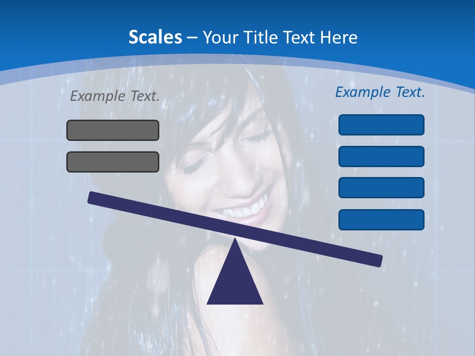 Water Hair Body PowerPoint Template