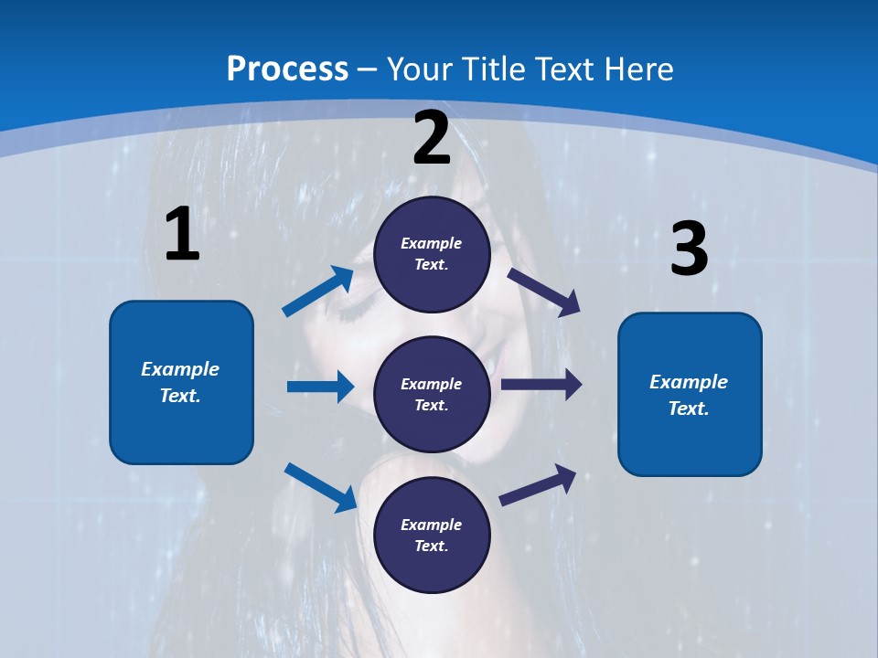 Water Hair Body PowerPoint Template