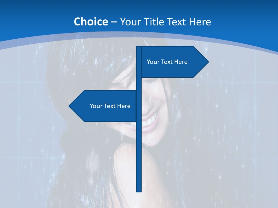 Water Hair Body PowerPoint Template